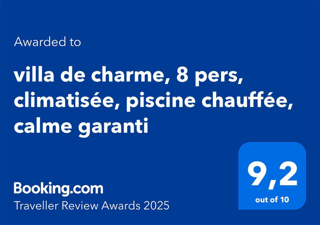 Villa De Charme, 8 Pers, Climatisee, Piscine Chauffee, Calme Garanti ロクブリューヌ・シュル・アルジャン エクステリア 写真